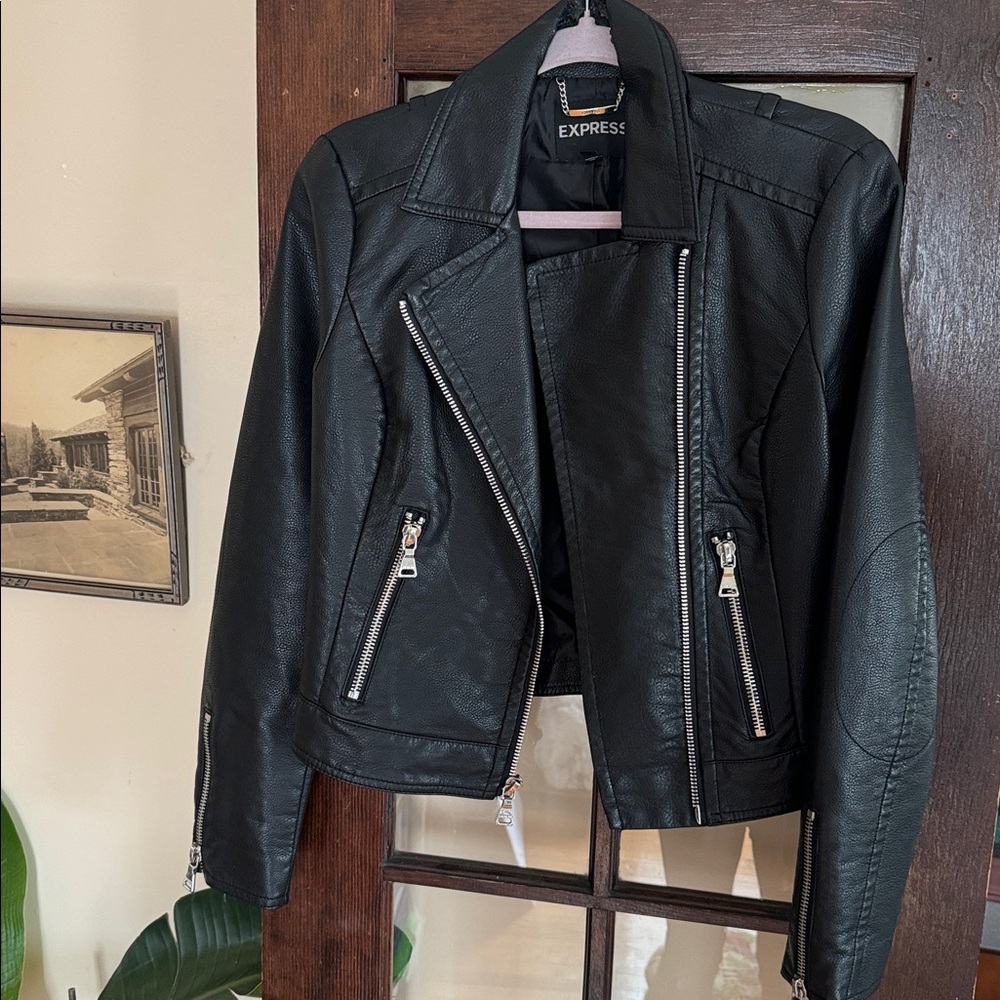 Express Leather Jacket Small